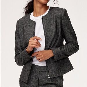 NWT Babaton Bowman Jacket Blazer Heather Comet Coat size 4